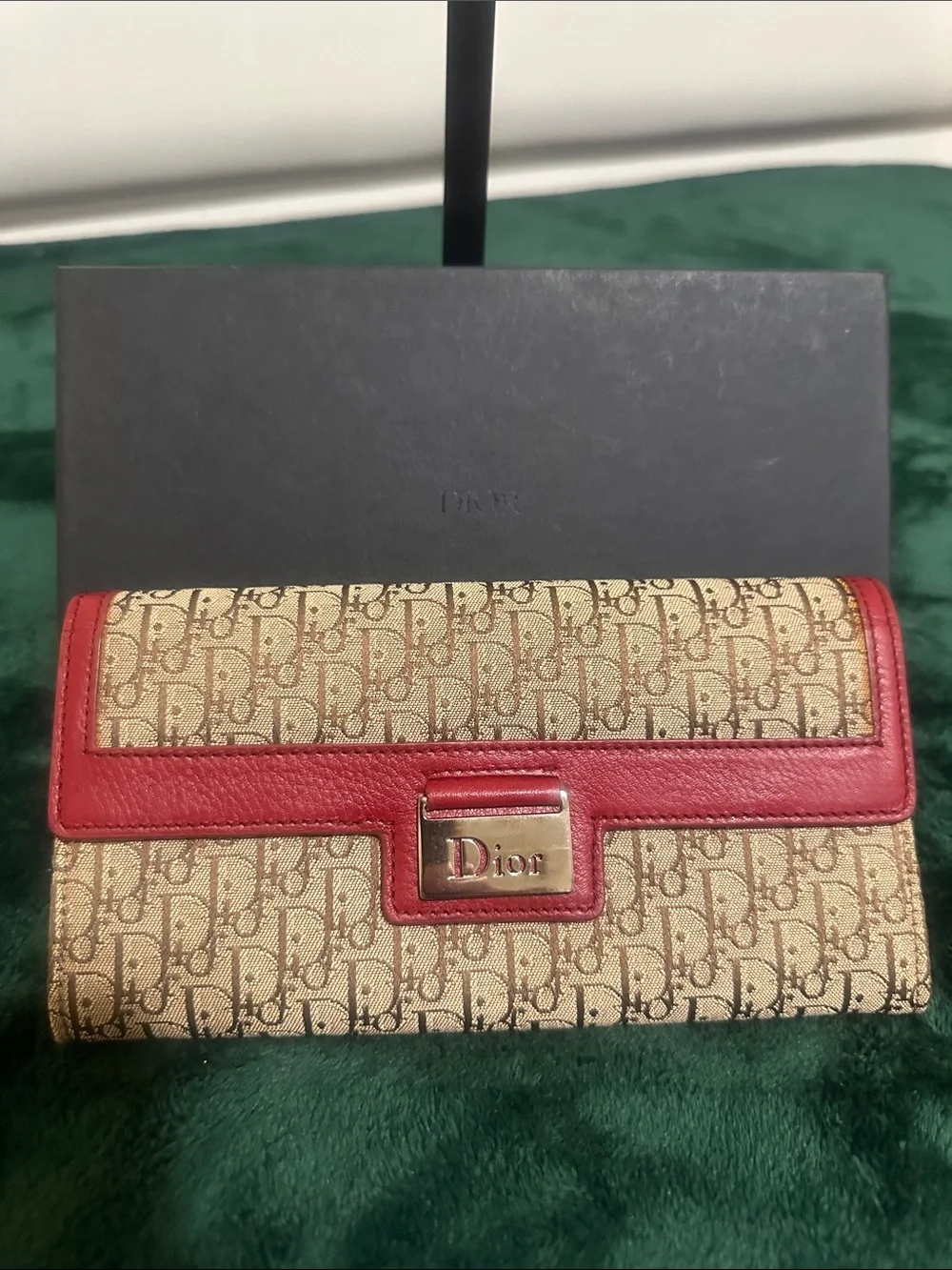 Christian Dior Canvas Wallet